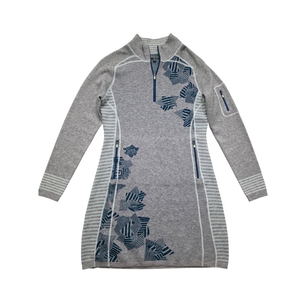 Title 9 Merino Wool Blend Quarter Zip Long Sleeve Dress Size Small